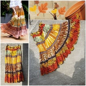 🤩💞Alberto Makali Long Maxi Skirt Boho‎ Flowy